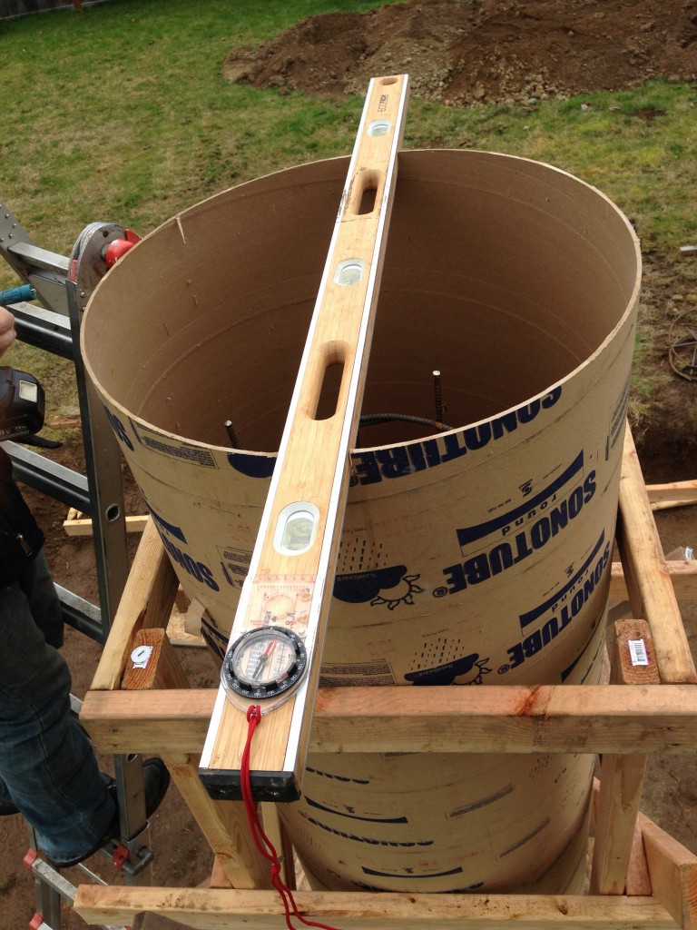 Observatory 2.0 – The Pier goes in – Ad Astra Observatory Sono Tube Concrete Pier Telescope